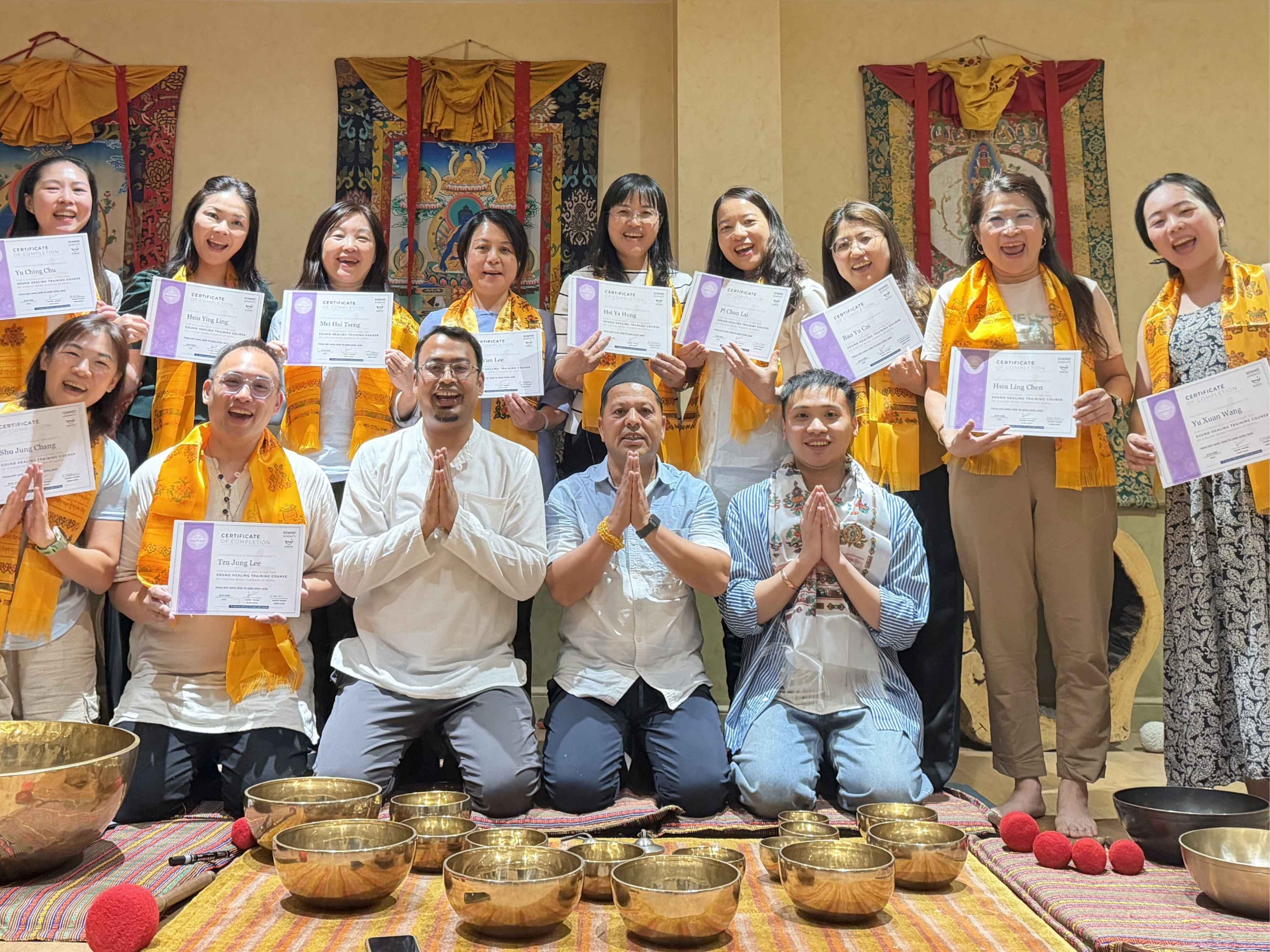 Singing bowl sound healing Training